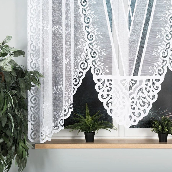 Firanka żakardowa gotowa ROZALIA / 019370 / 250x160cm