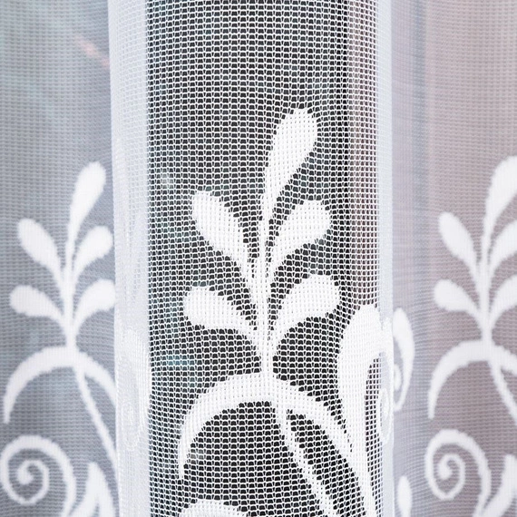 Firanka żakardowa na metry 018227 / kupon 240x250cm