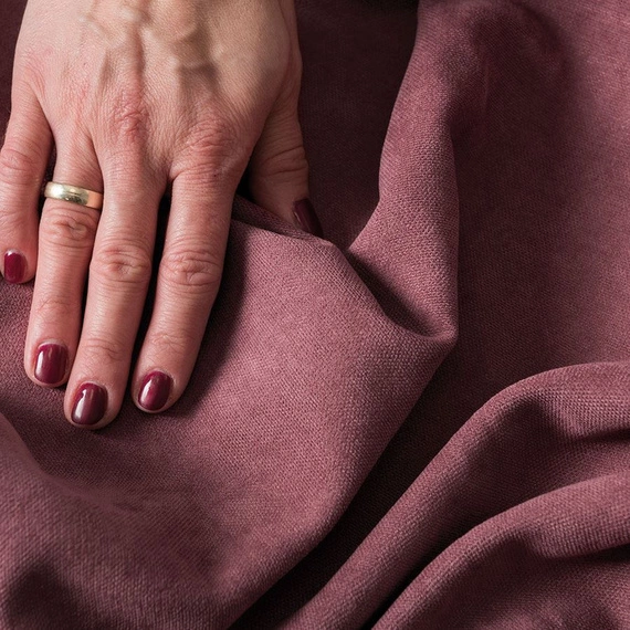 Tkanina zasłonowa MILAS / wysokość 290cm / kolor 020 (ciemny pudrowy róż)