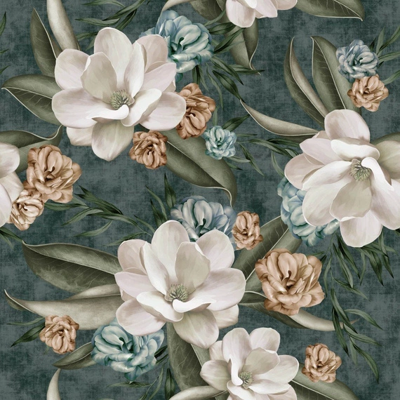 Tkanina welwetowa w MAGNOLIE 390928/003 - szer 150cm