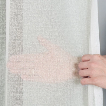 Firanka SABLE / kolor kremowy / wysokość 330cm