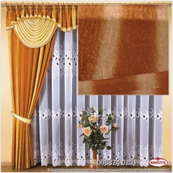 Tkanina zasłonowa KRESZ / szerokość 165cm / kolor V020