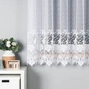 Firanka żakardowa 017480 / kolor biały / wysokość 180cm