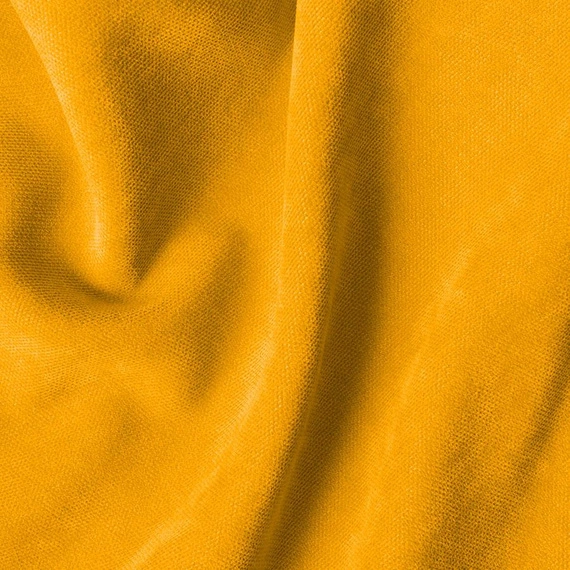 Zasłona gotowa na fleksach Milas / szyta na miarę / kolor 047 musztardowy