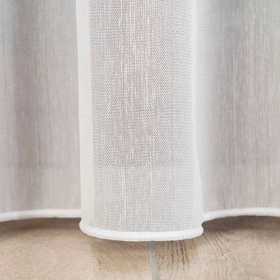 Firanka fantazyjna 318461 / kolor biały z błyszczącą nitką / wysokość 300cm