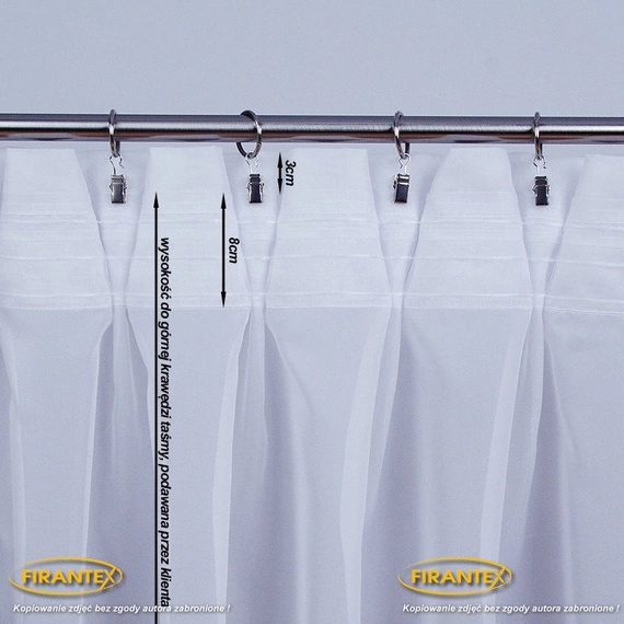 Usługa marszczenia firan i zasłon