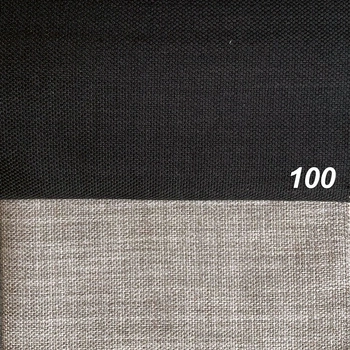 Tkanina zasłonowa Hampton - Dimout / wysokość 280cm / kolor czarny 100