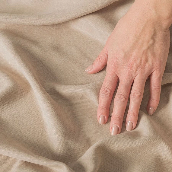 Tkanina zasłonowa MILAS / kolor 003 (beżowy) / kupon 130x290cm