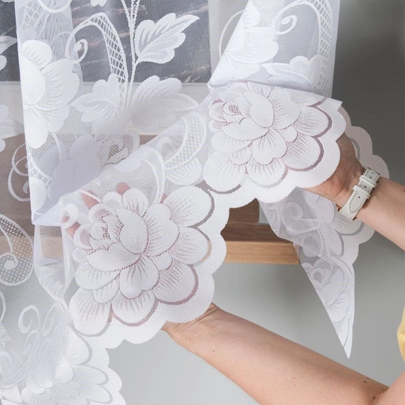 Firanka żakardowa w metrażu 023006 - kupon 160x180cm