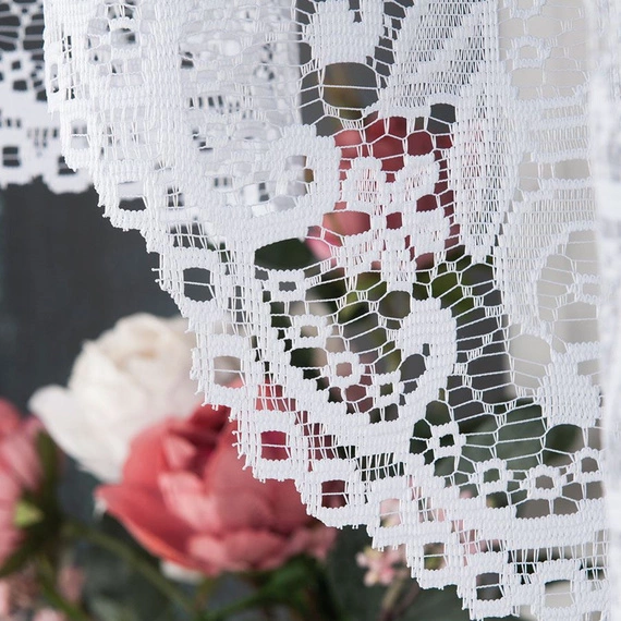 Firanka gotowa żakardowa 004304 / 300x160cm / kolor biały