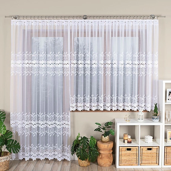 Firanka żakardowa gotowa BASTIA / 648107 / 200x250cm