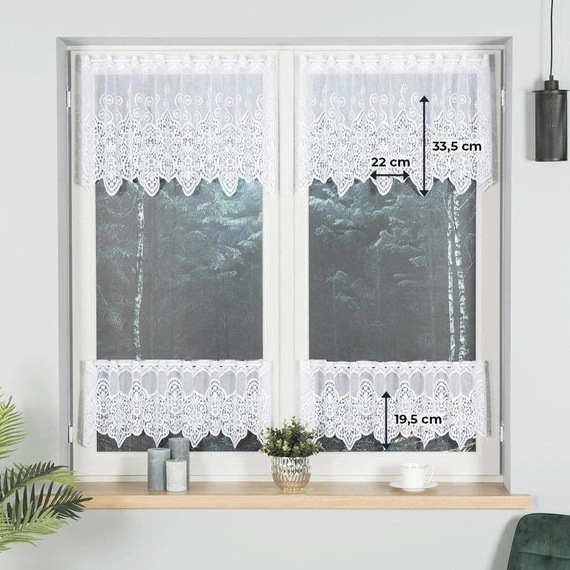 Zazdroska żakardowa na metry 018495 / wysokość 50cm