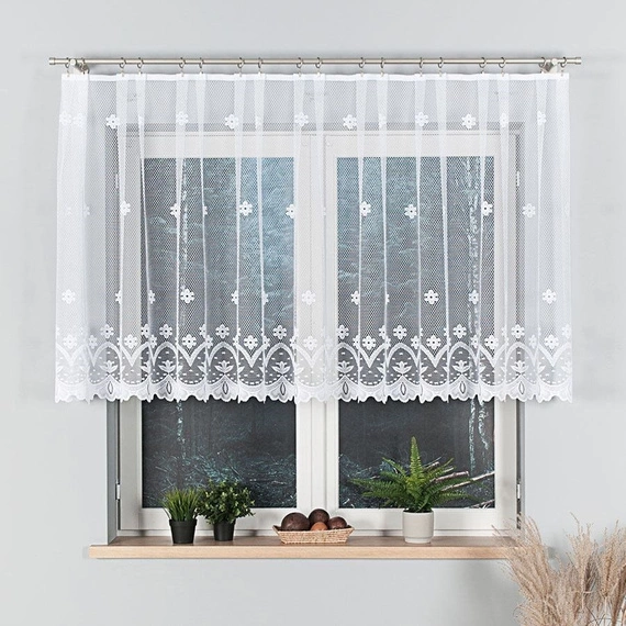 Firanka żakardowa w metrażu 004421 - wysokość 110cm