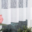 Firanka żakardowa 018352 / kolor biały / wysokość 120cm