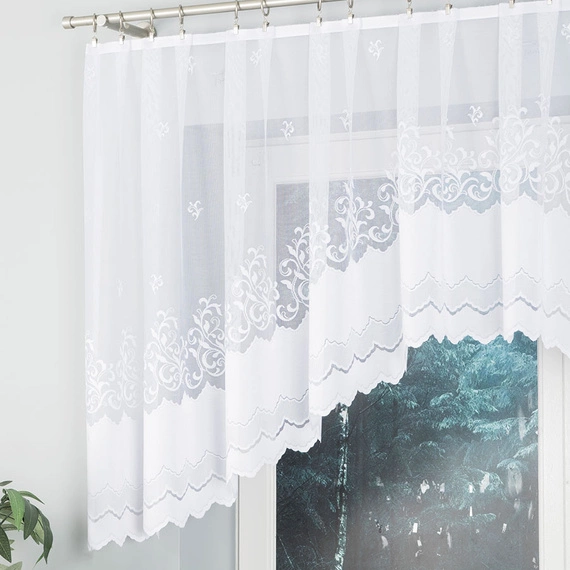 Firanka żakardowa gotowa GENOWEFA / 023419 / 300x100cm