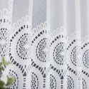 Firanka żakardowa na metry 018535 / kolor biały / wysokość 50cm