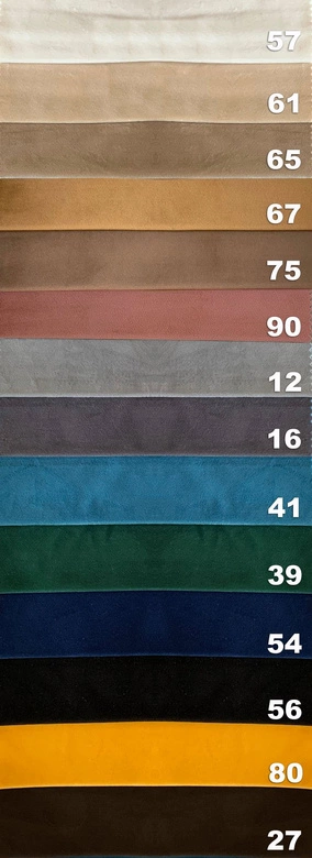 Tkanina zasłonowa VELVET DELUXE / kolor 75 (jasny brąz) / kupon 95x280cm