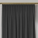 Tkanina zasłonowa na metry Lukrecja / wysokość 310cm / kolor 035 ciemny grafit