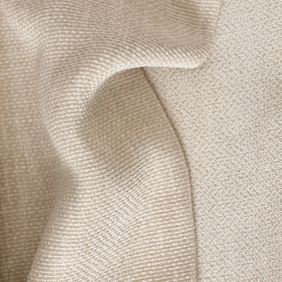 Tkanina zasłonowa na metry Lukrecja / kolor 002 kremowy / kupon 60x310cm