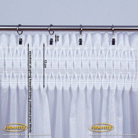 Usługa marszczenia firan i zasłon