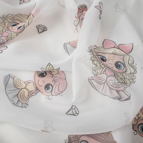 Firanka woalowa na metry Princess / wysokość 157cm