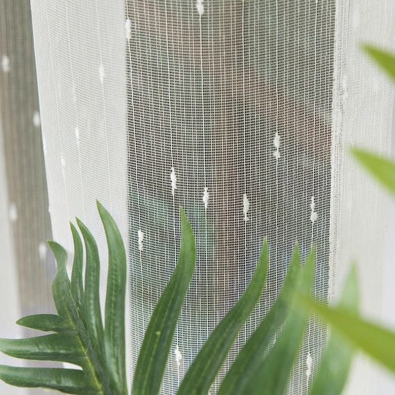 Markizeta a'la deszczyk 000163 z obciążnikiem / kolor kremowy / wysokość 330cm