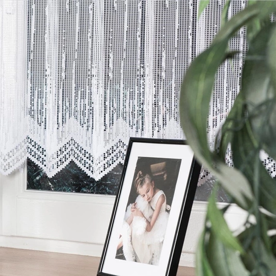 Firanka żakardowa w metrażu 000146 / wysokość 50cm