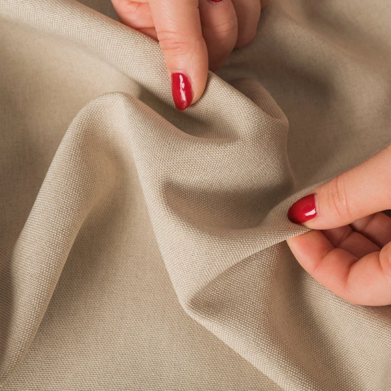 Tkanina zasłonowa IBIZA / wysokość 300cm / kolor 017 beżowy