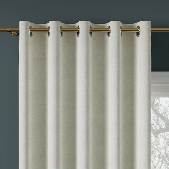 Tkanina zasłonowa MILAS / wys 300cm / kolor 001 (kremowy)