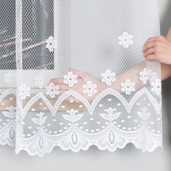 Firanka żakardowa w metrażu 004421 - wysokość 110cm