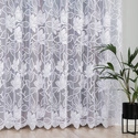 Firanka żakardowa na metry 023338 / kolor biały / kupon 230x250cm