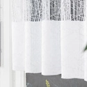 Firanka żakardowa 018352 / kolor biały / wysokość 110cm