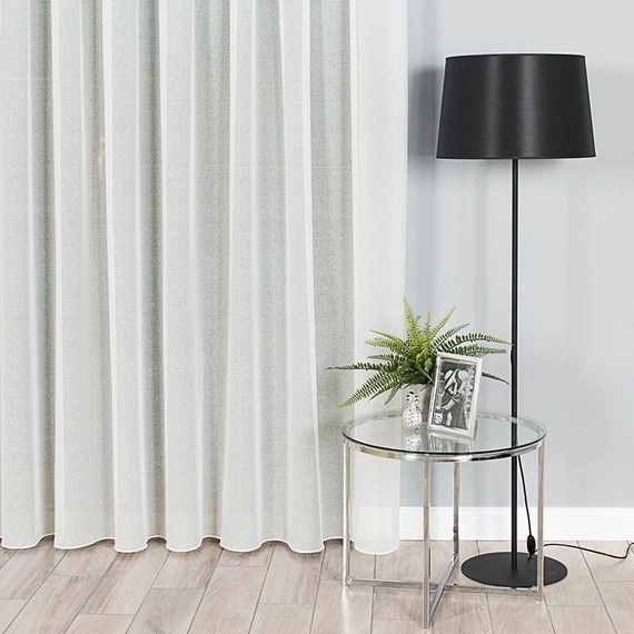 Firanka SABLE z obciążnikiem / kolor kremowy / wysokość 330cm