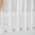 Firanka haftowana na metry 926122 / kolor biały / wysokość 180cm