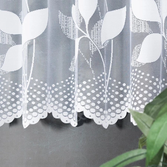 Firanka żakardowa w metrażu 023083 - kupon 160x110cm