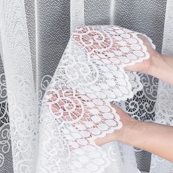 Firanka żakardowa w metrażu 001539 / kupon 90x200cm