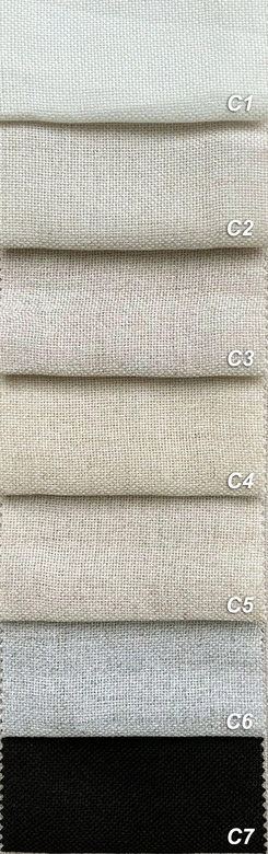 Tkanina zasłonowa na metry OPAL / wysokość 300cm / kolor szary C6