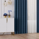 Tkanina zasłonowa IBIZA / wysokość 300cm / kolor 014 granatowy