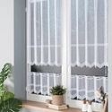 Zazdroska żakardowa 341510 / kolor biały / wysokość 90cm