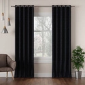 Tkanina zasłonowa MILAS / wysokość 290cm / kolor 039 (czarny)