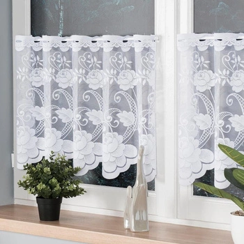 Firanka żakardowa w metrażu 023006 - wysokość 50cm