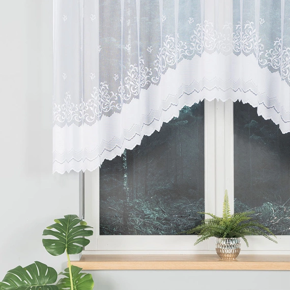 Firanka żakardowa gotowa GENOWEFA / 023419 / 300x120cm