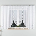 Firanka gotowa żakardowa EWELINA / 400x160cm / kolor biały