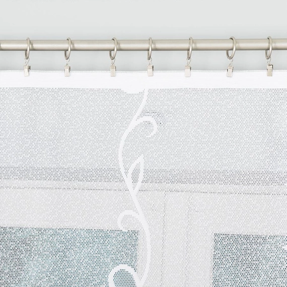 Firanka gotowa żakardowa EWELINA / 300x140cm / kolor biały